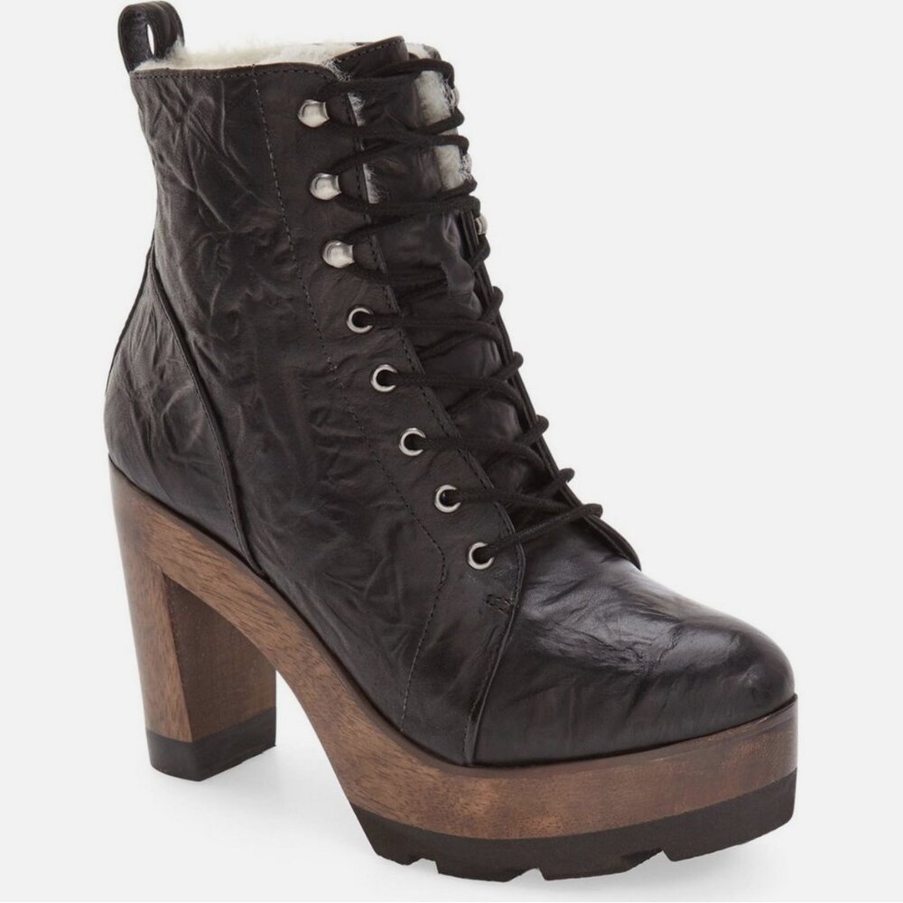 NWOB Kelsi Dagger Brooklyn Farren Vintage Platform Bootie